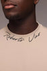 Roberto Vino tshirt for man טישרט רוברטו וינו בצבע בז' לגבר